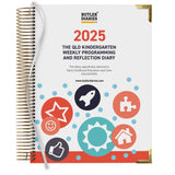 2025 QLD Kindy Weekly Programming & Reflection Diary - Hard Cover Spiral Bound
