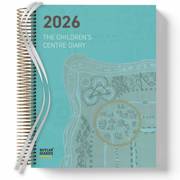 Children's Centre Diary with Journey by Learning First Nations Artwork Cover