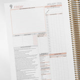 Day pages inside the Family Day Care Compliance Checklist Diary include health and safety checklists, sunscreen, sleep, and nappy records, family communication records and finance management.