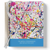 EYLF Weekly Programming and Reflection Diary with Rainbow Falls Artwork Cover