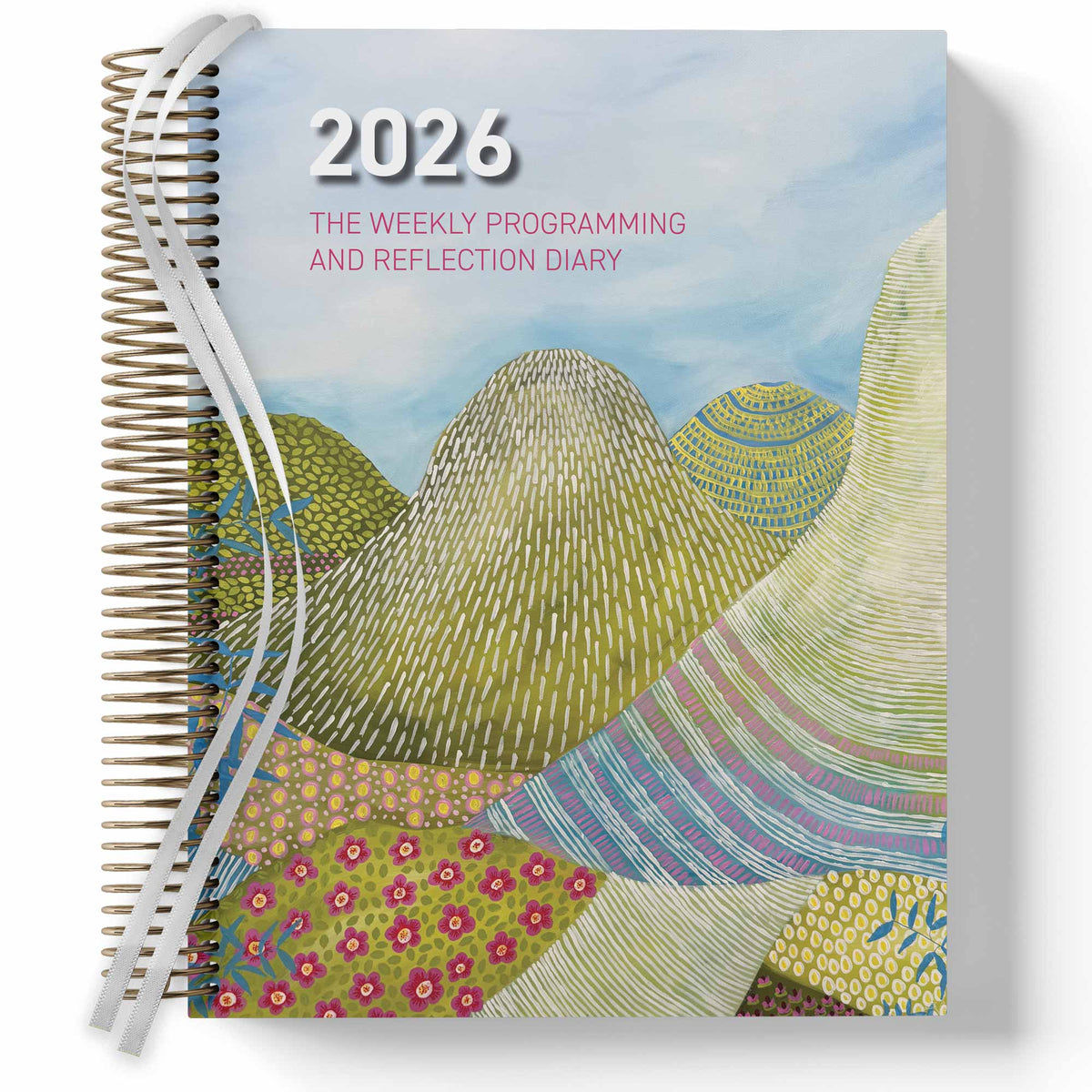 EYLF Weekly Programming and Reflection Diary with Glasshouse Mountains Artwork Cover