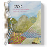 EYLF Weekly Programming and Reflection Diary with Glasshouse Mountains Artwork Cover