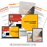 Digital vs Paper Tutorial - Digital Course includes the digital course and workbook