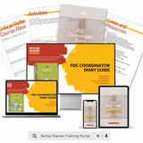 Family Day Care Co-ordinator Diary Guide - Digital Course includes the digital course and workbook
