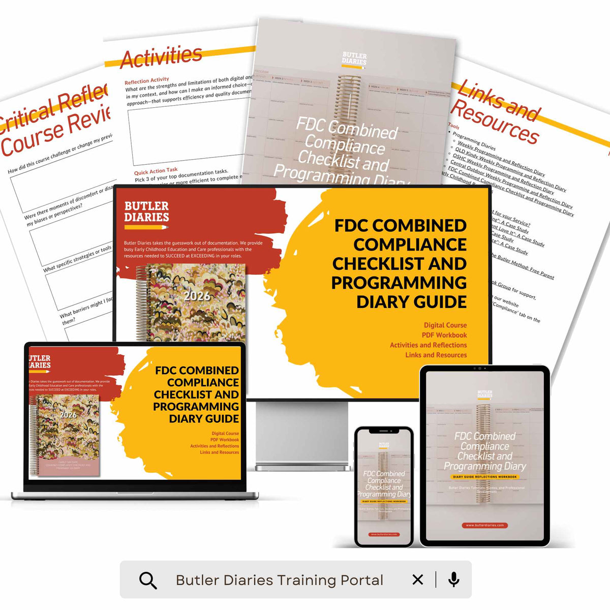 FDC Combined Compliance Checklist and Programming Diary Guide - Digital Course includes the digital course and workbook