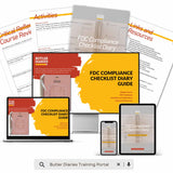 Family Day Care Compliance Checklist Diary Guide - Digital Course includes the digital course and workbook