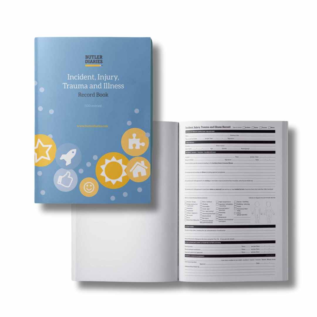 Incident, Injury, Trauma and Illness Record Triplicate Book