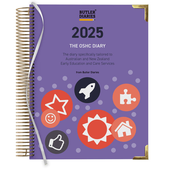 2025 OSHC Diary - Hard Cover Spiral Bound