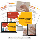 The Butler Method Tutorial - Digital Course includes the digital course and workbook