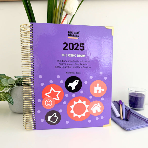2025 OSHC Diary - Hard Cover Spiral Bound