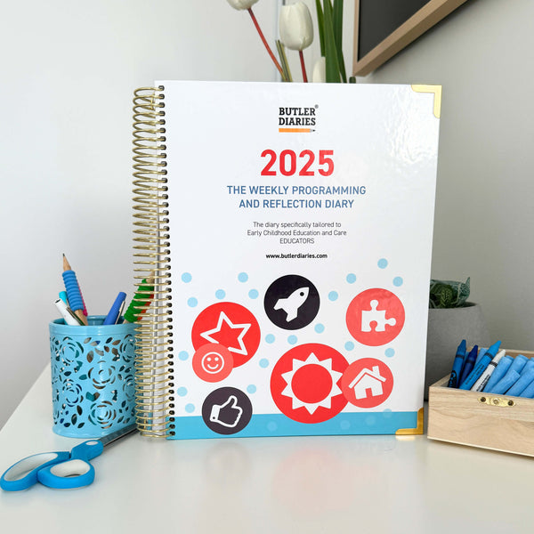 2025 6 Month Weekly Programming and Reflection Child Educator Diary