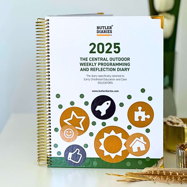 2025 Central Outdoor Weekly Programming and Reflection Diary - Hard Cover Spiral Bound