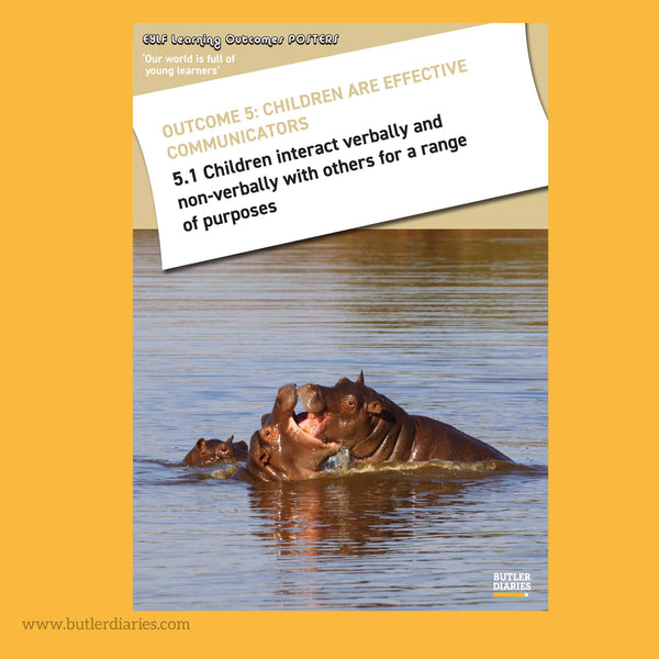 Baby Animal Posters - EYLF Learning Outcomes A4