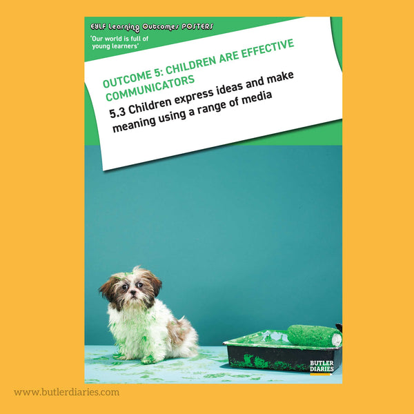 Baby Animal Posters - EYLF Learning Outcomes A4