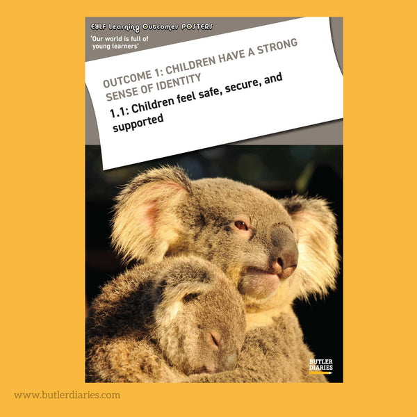 Baby Animal Posters - EYLF Learning Outcomes A4