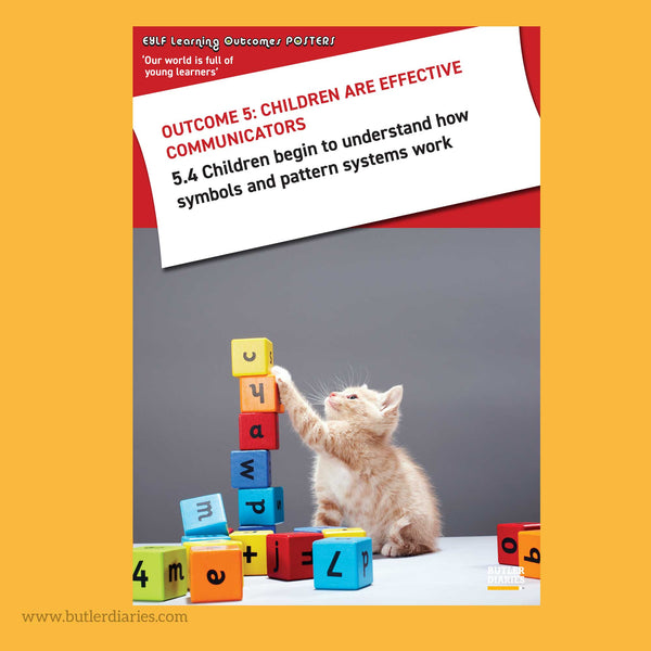Baby Animal Posters - EYLF Learning Outcomes A4