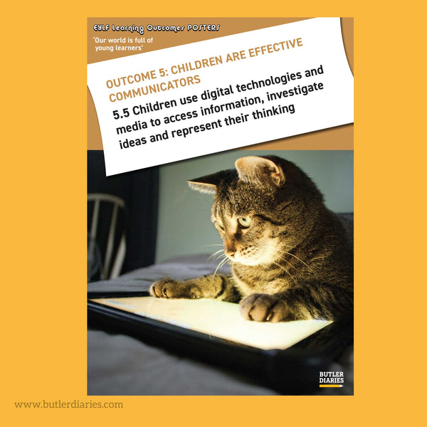 Baby Animal Posters - EYLF Learning Outcomes A4
