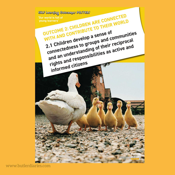 Baby Animal Posters - EYLF Learning Outcomes A4