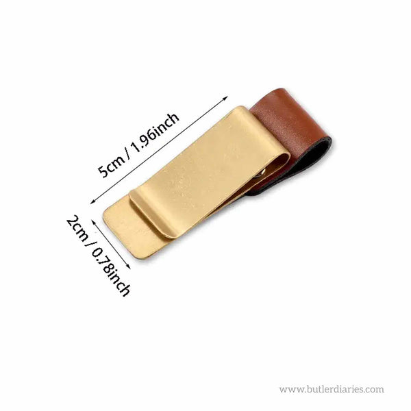 Leather Pen Clip