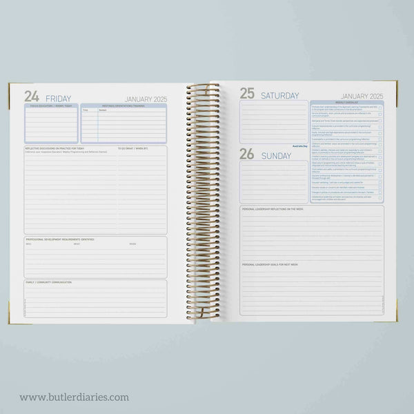 2025 6 Month Educational Leader Diary