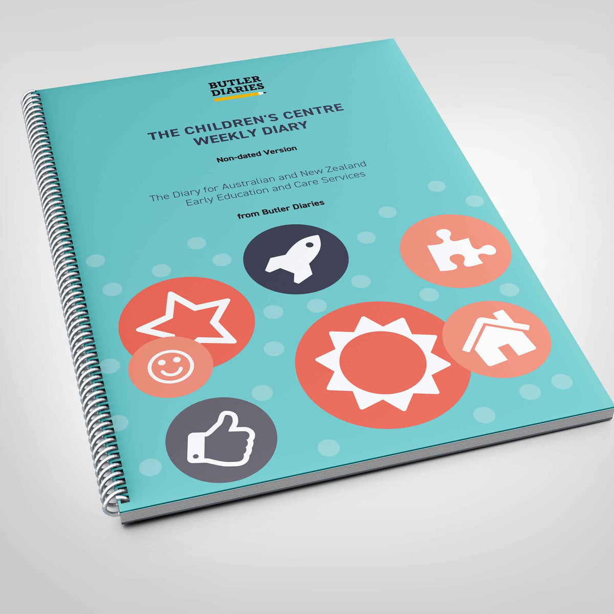 Weekly Children's Centre Diary - Soft Cover Spiral Bound