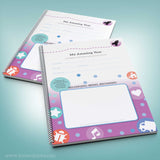 My Amazing Year Children's Learning Journal for EYLF are soft cover spiral bound books easy for children's use