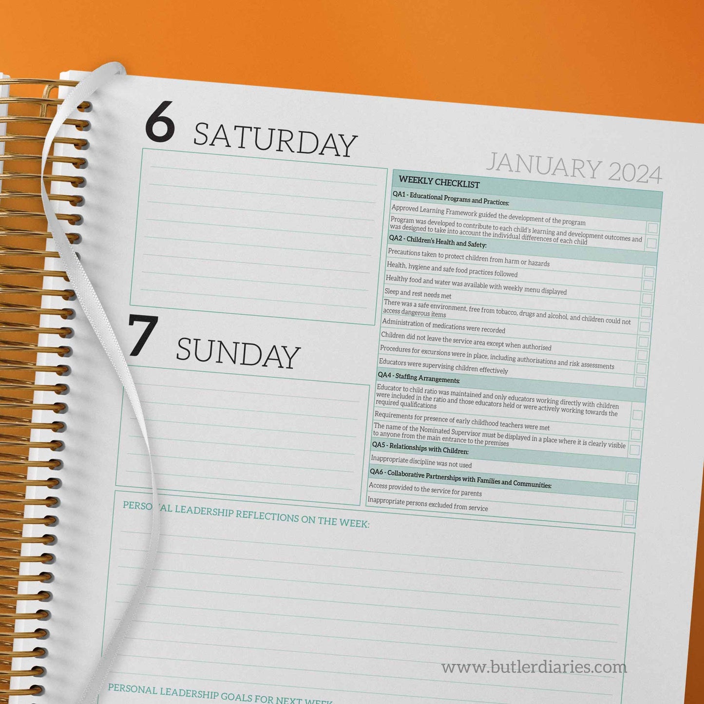 2024 Nominated Supervisor Diary