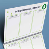 Inside of the Sustainable Year Wall Calendar