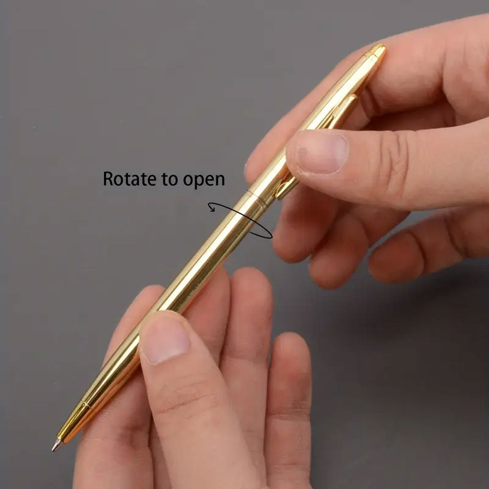 Gold Pen and Pen Holder Bundle