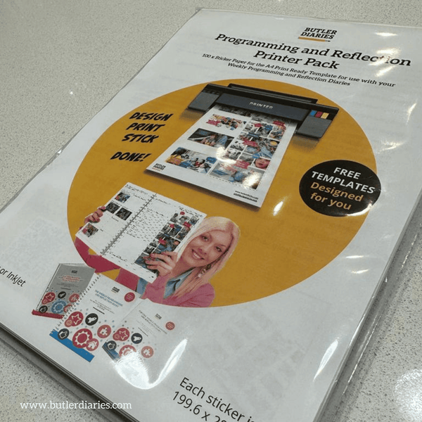 Sticker Paper included in the Programming and Reflection Printer Pack for Print Ready Evidence
