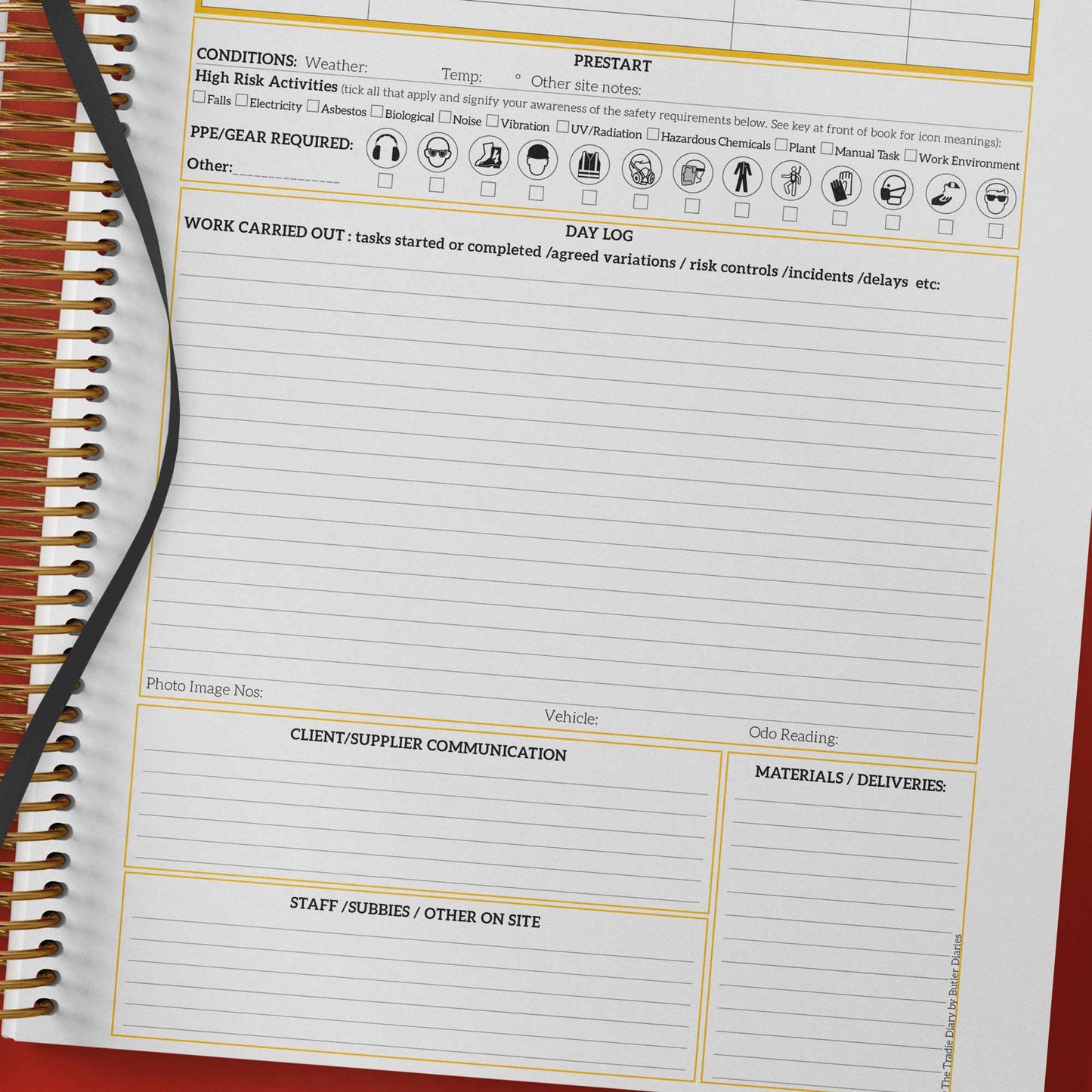 2024 The Tradie Diary