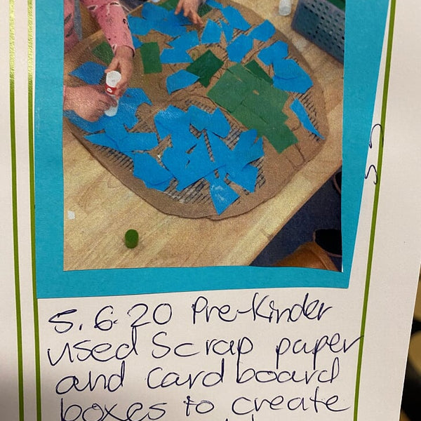 An example of 'Recycle' inside the Our Sustainable Year Wall Calendar