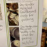 An example of 'Recycle' inside the Our Sustainable Year Wall Calendar