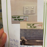 An example of 'Reduce' inside the Our Sustainable Year Wall Calendar