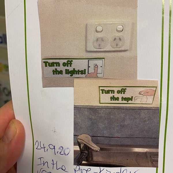 An example of 'Reduce' inside the Our Sustainable Year Wall Calendar
