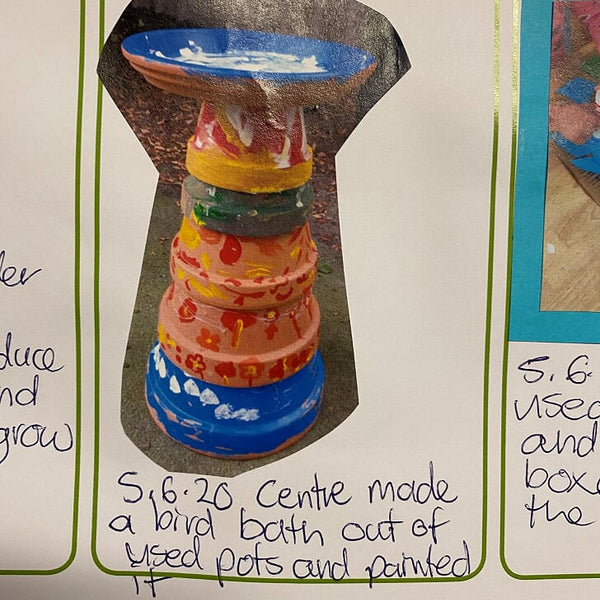 An example of 'Reuse' inside the Our Sustainable Year Wall Calendar