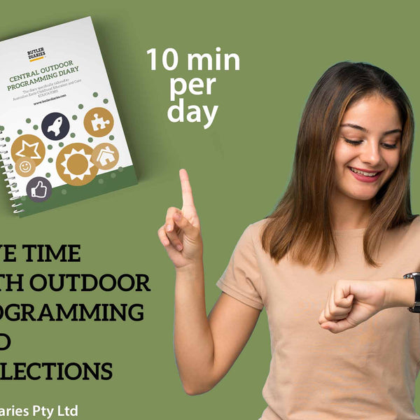Save time with Central Outdoor Weekly Programming and Reflection Diary - Butler Diaries