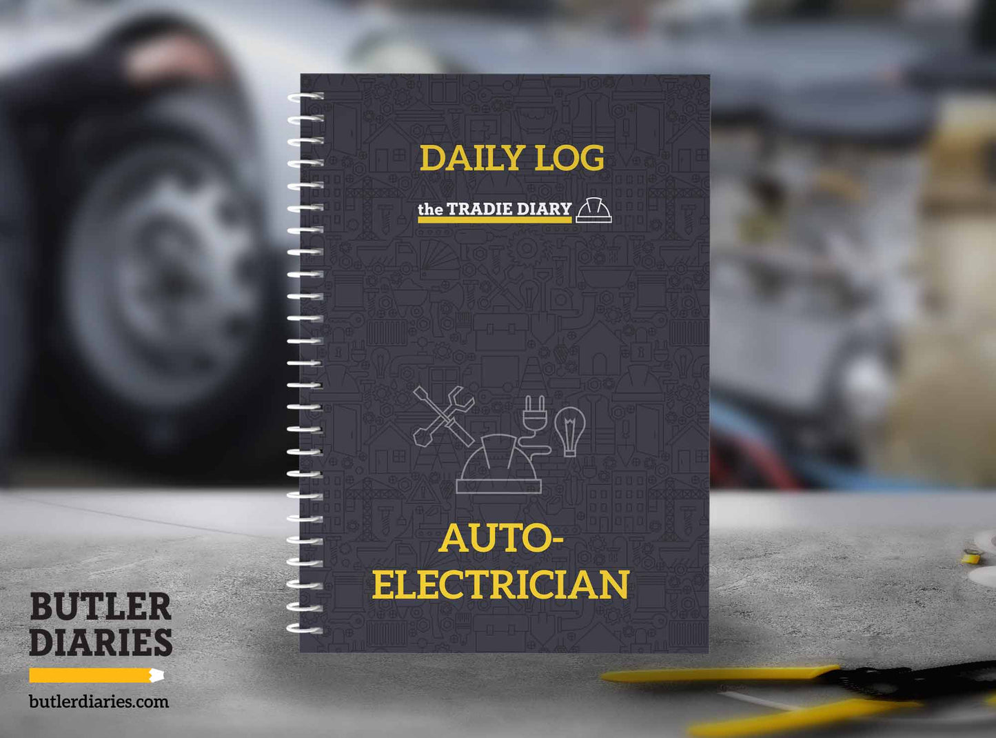 The Tradie Diary: AUTO ELECTRICIAN JOB BOOK - Non Dated