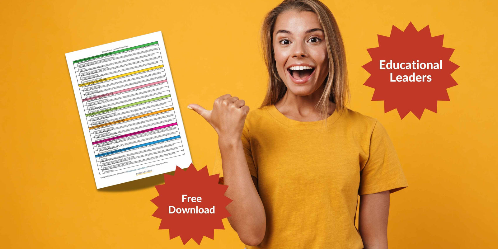 Expectations of Educational Leaders in Early Childhood Education and Care (ECEC): Free Checklist