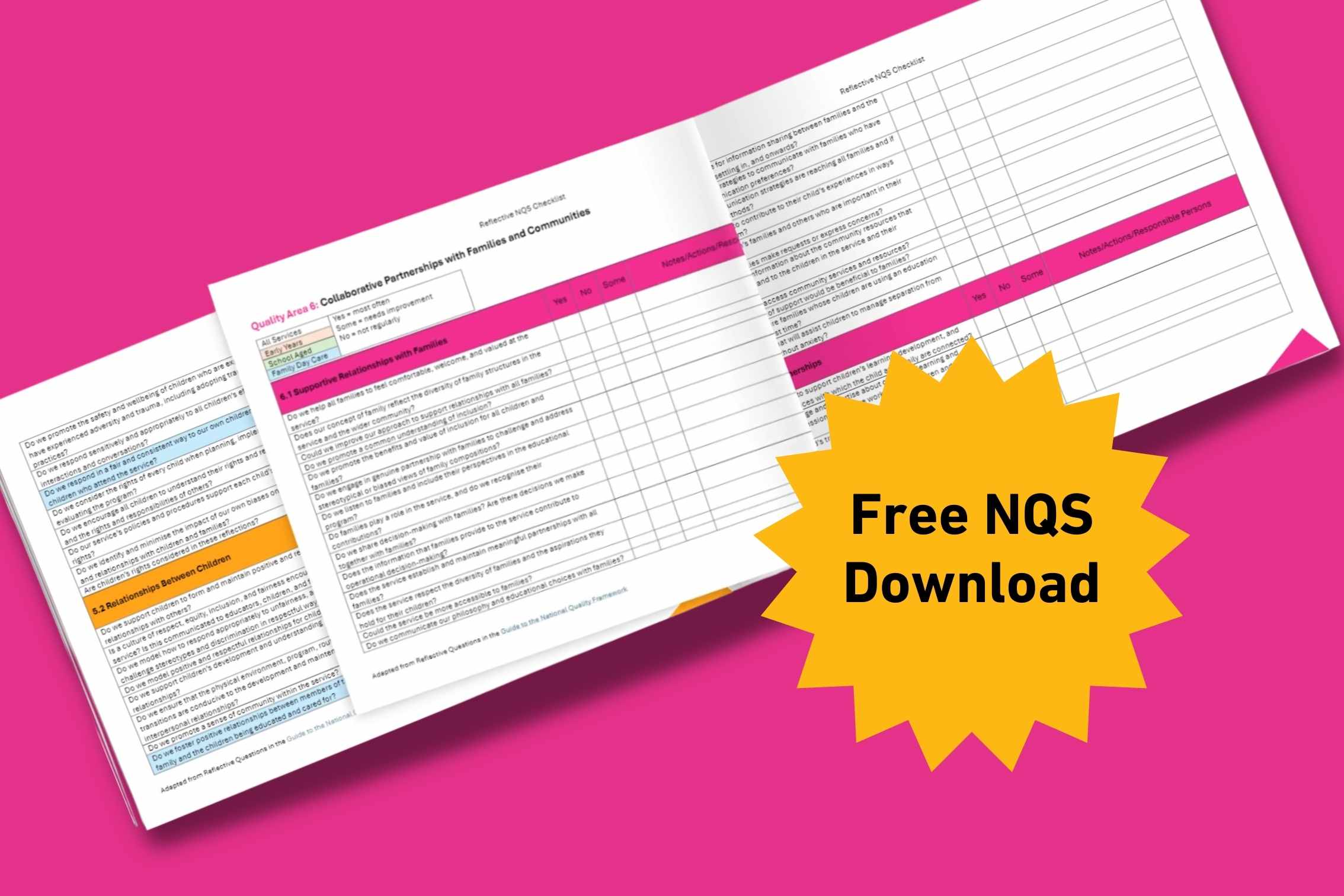 Free NQS Download: Reflective NQS Checklist – Butler Diaries