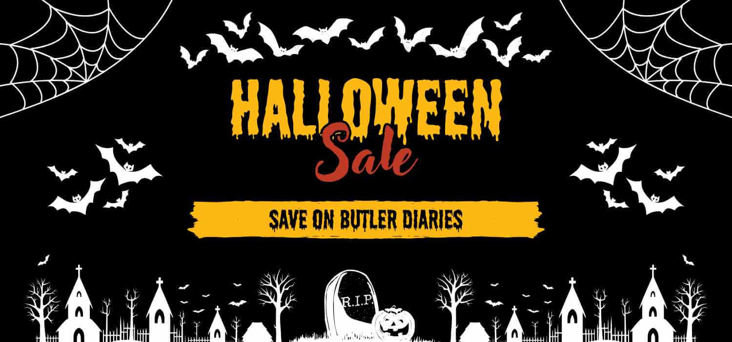 Halloween Sale at Butler Diaries