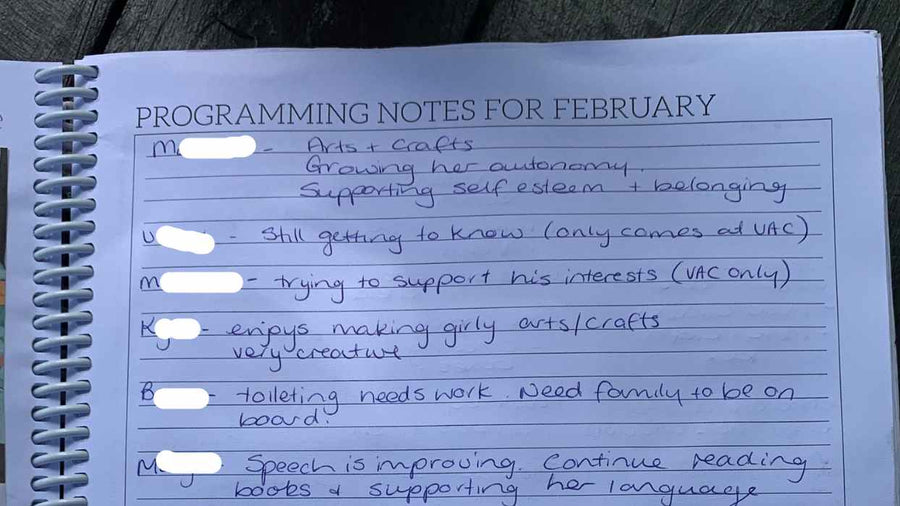 How to Document and Track Children's Goals in Your Weekly Programming and Reflection Diary