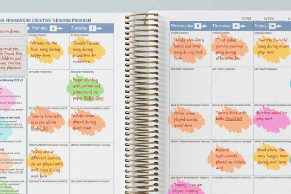 Tips for Programming for Babies in the Weekly Programming and Reflection Diaries