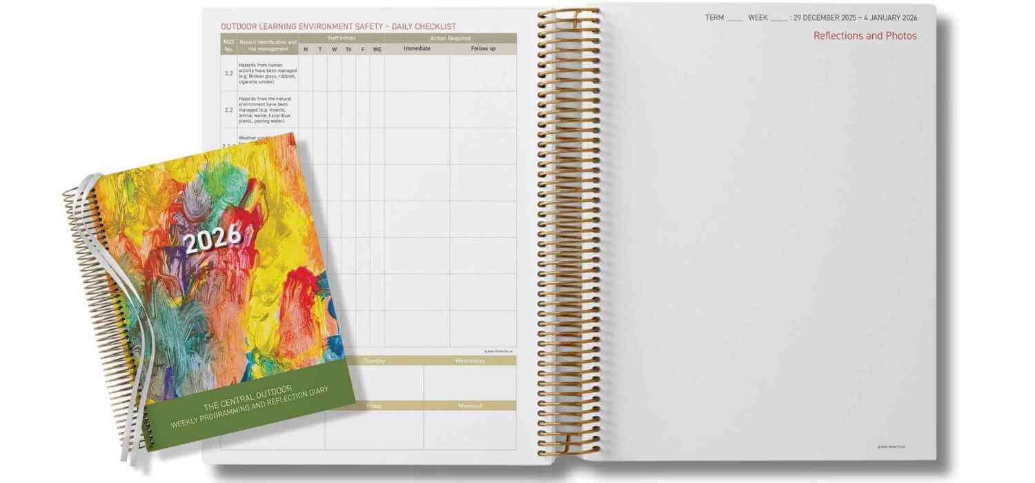 Tips for Using our Central Outdoor Weekly Programming and Reflection Diary
