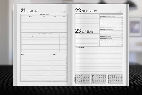 Where are the Professional Diaries and Nanny Diary?