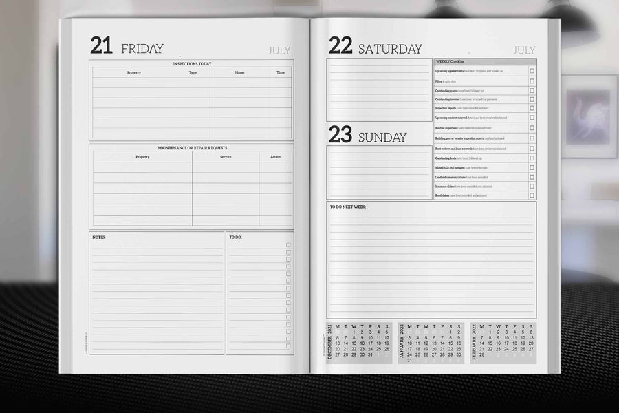 Where are the Professional Diaries and Nanny Diary?
