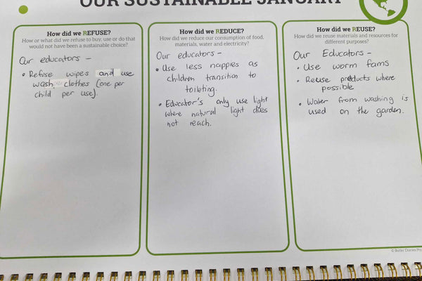 An Example of the Sustainability Calendar: QIP in Action