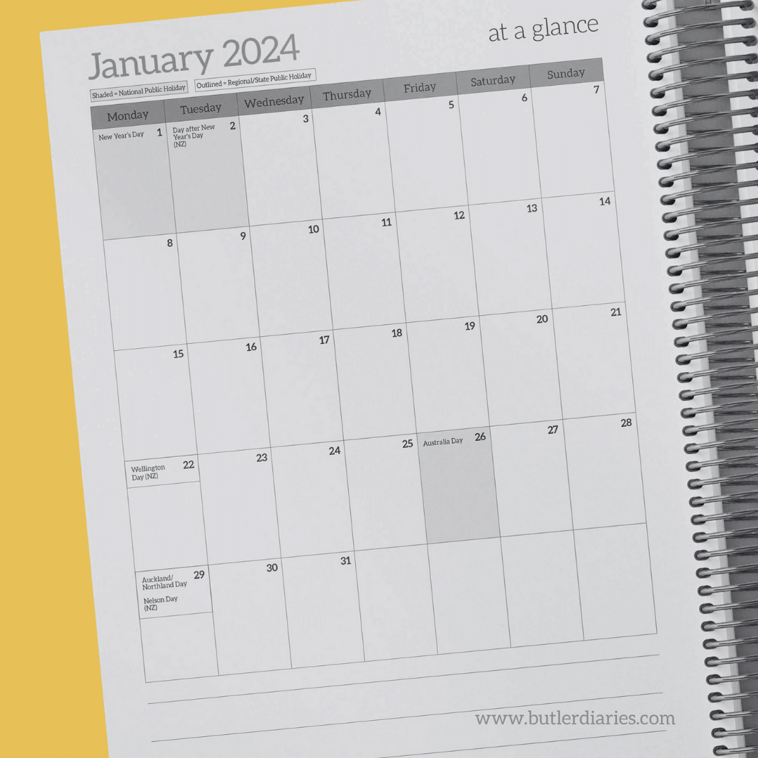 2024 Childcare Centre Diary - Soft Cover Spiral Bound