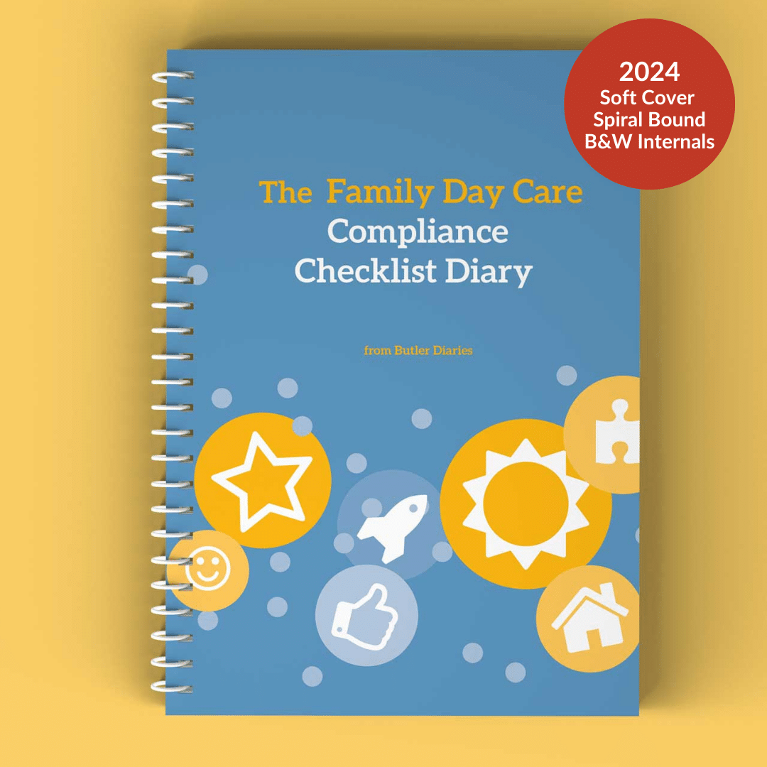 2024 Family Day Care Compliance Diary Butler Diaries Dont miss out