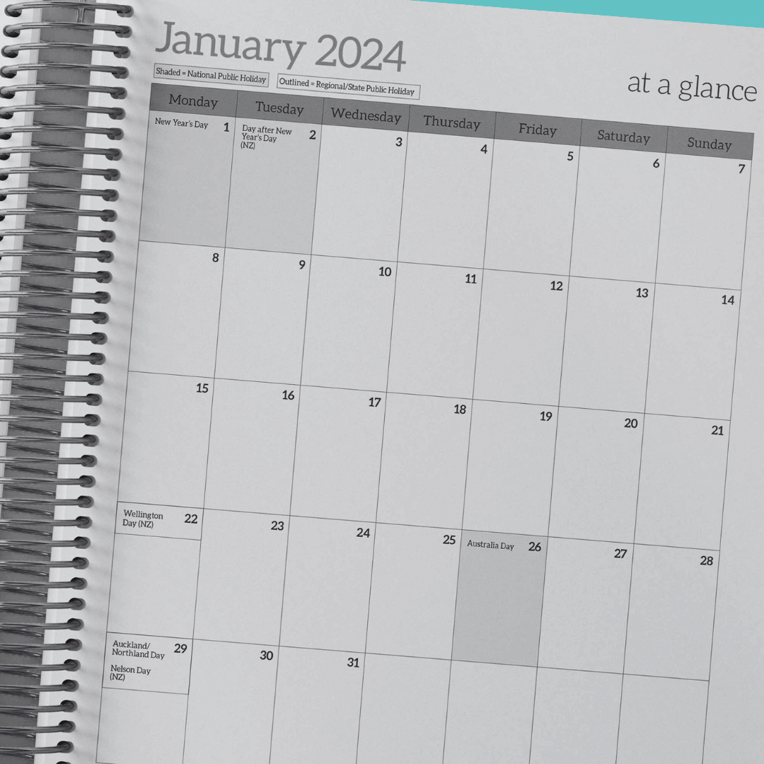 2024 OSHC Diary - Soft Cover Spiral Bound